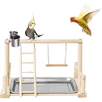 最終値下げになります。インコ止まり木(56)バードアスレチックジム Amazon | インコ 遊び場 鳥の遊び場 止まり木 鳥用 遊び場 おもちゃ